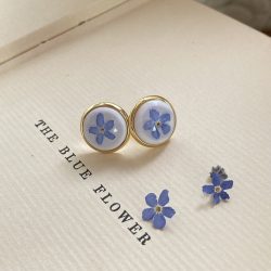 Forget Me Not Studs - Gold Colour
